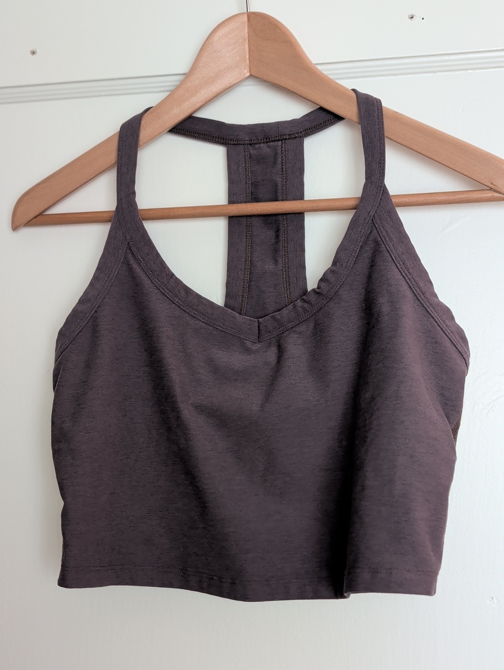 Beyond Yoga Tan/Mauve Racerback Tank Top